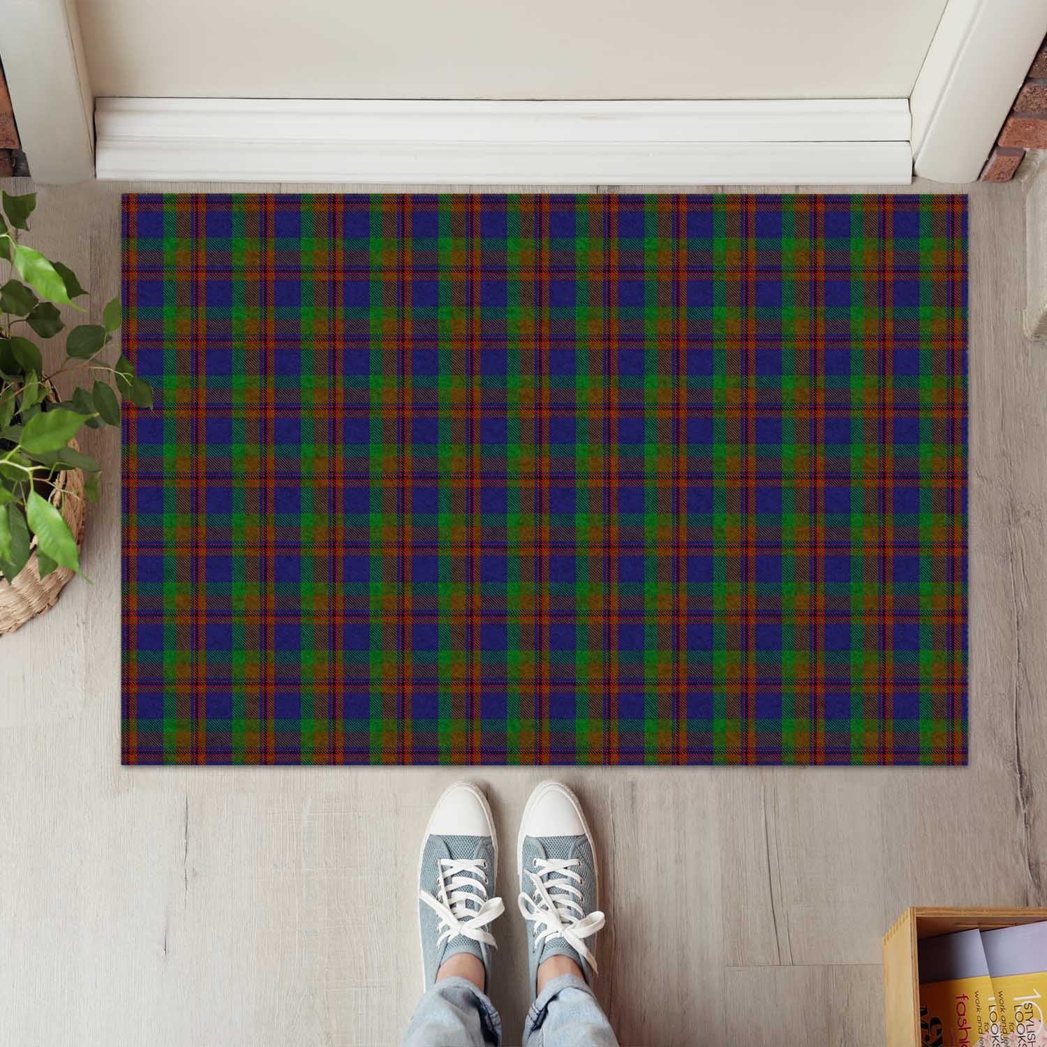 Mann Tartan Rubber Doormat - Tartan Vibes Clothing