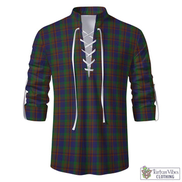 Mann Tartan Men's Scottish Traditional Jacobite Ghillie Kilt Shirt - Tartan Vibes Clothing