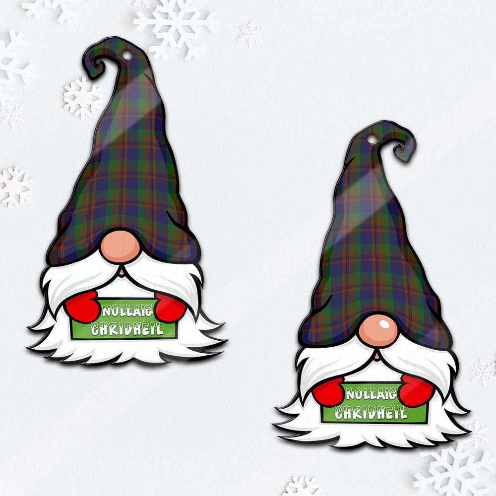 Mann Gnome Christmas Ornament with His Tartan Christmas Hat - Tartan Vibes Clothing