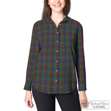 Mann Tartan Women's Casual Shirt - Tartan Vibes Clothing