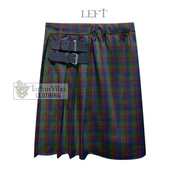 Mann Tartan Men's Pleated Skirt - Fashion Casual Retro Scottish Kilt Style