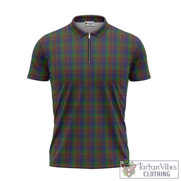 Mann Tartan Zipper Polo Shirt - Tartan Vibes Clothing