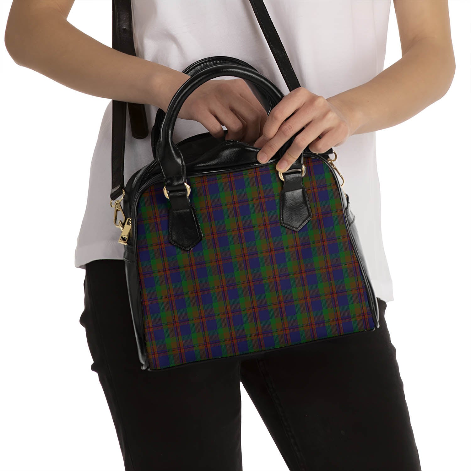 Mann Tartan Shoulder Handbags - Tartan Vibes Clothing