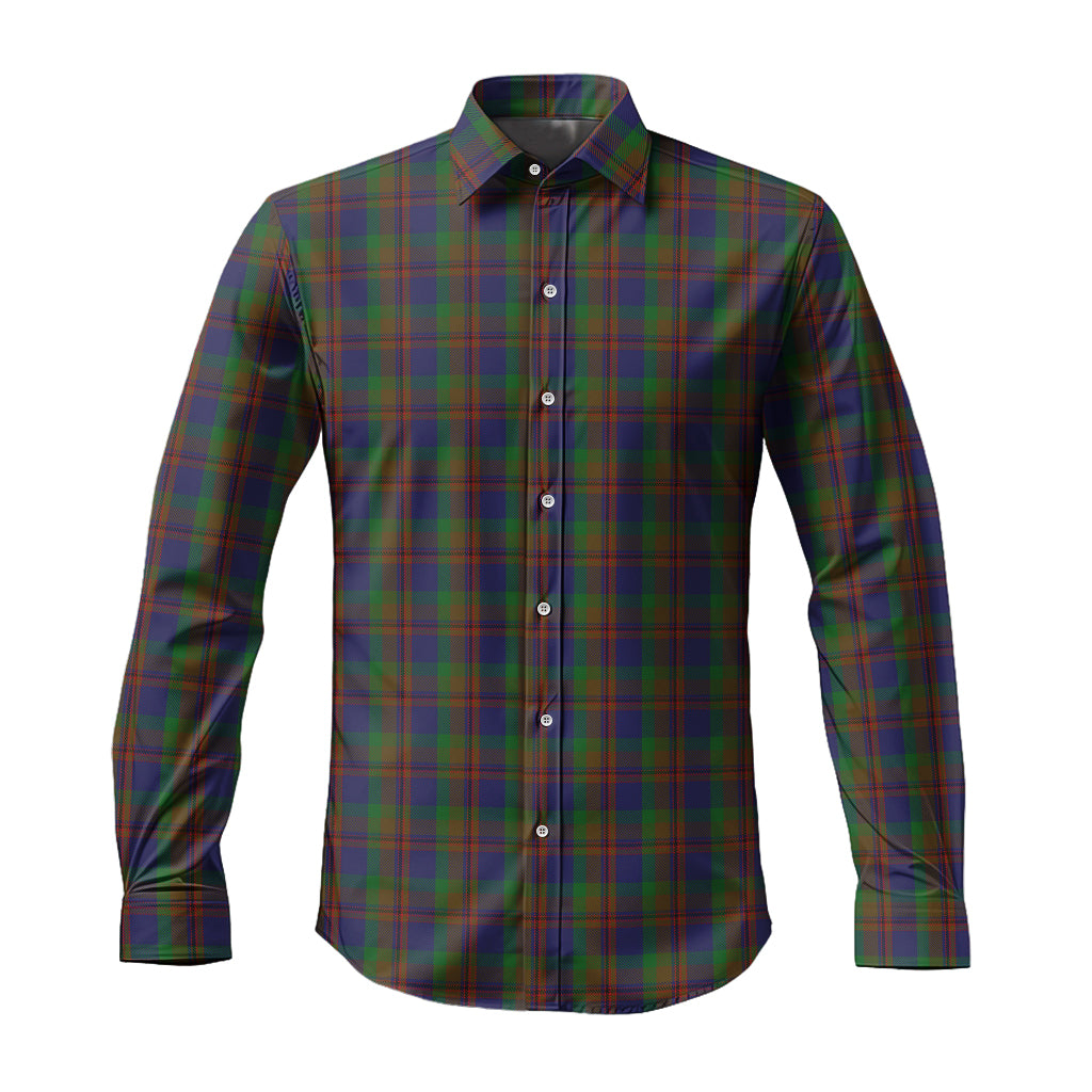 Mann Tartan Long Sleeve Button Up Shirt Men's Shirt - Tartan Vibes Clothing