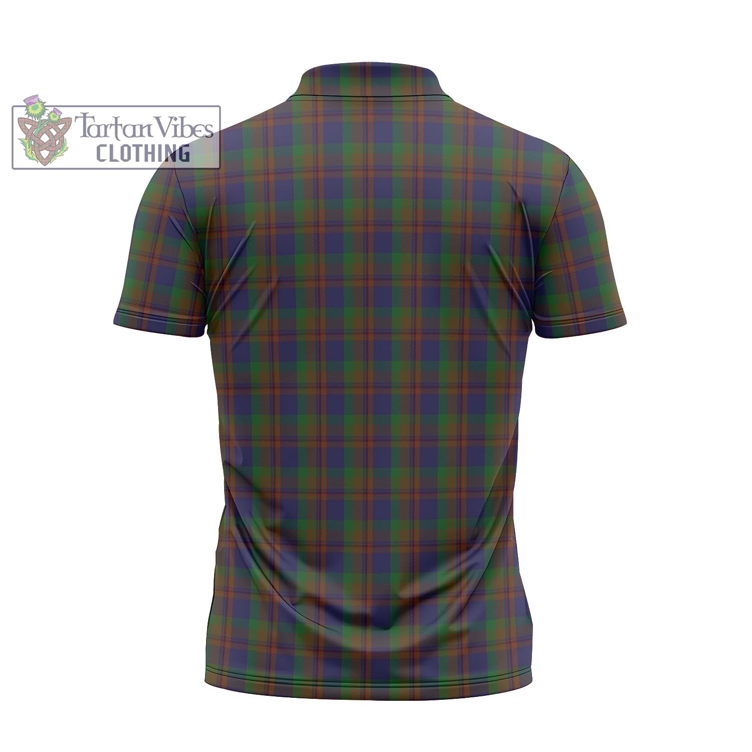 Mann Tartan Zipper Polo Shirt - Tartan Vibes Clothing