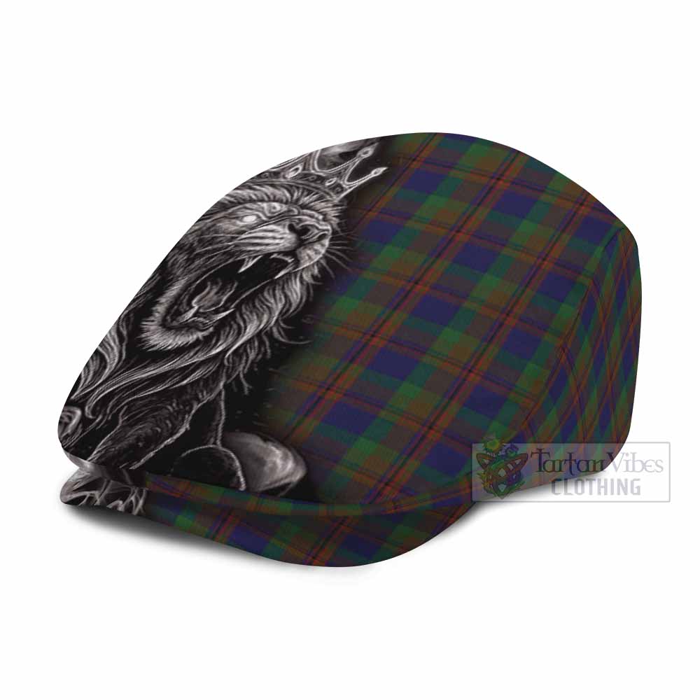Mann Tartan Flat Cap, Jeff Cap Roaring Lion Heritage - Tartan Vibes Clothing