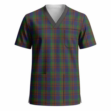 Mann Tartan Scrub Top - Tartan Vibes Clothing