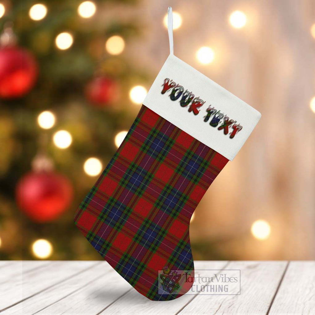 Manson Tartan Christmas Stocking with Personalized Text - Tartan Vibes Clothing