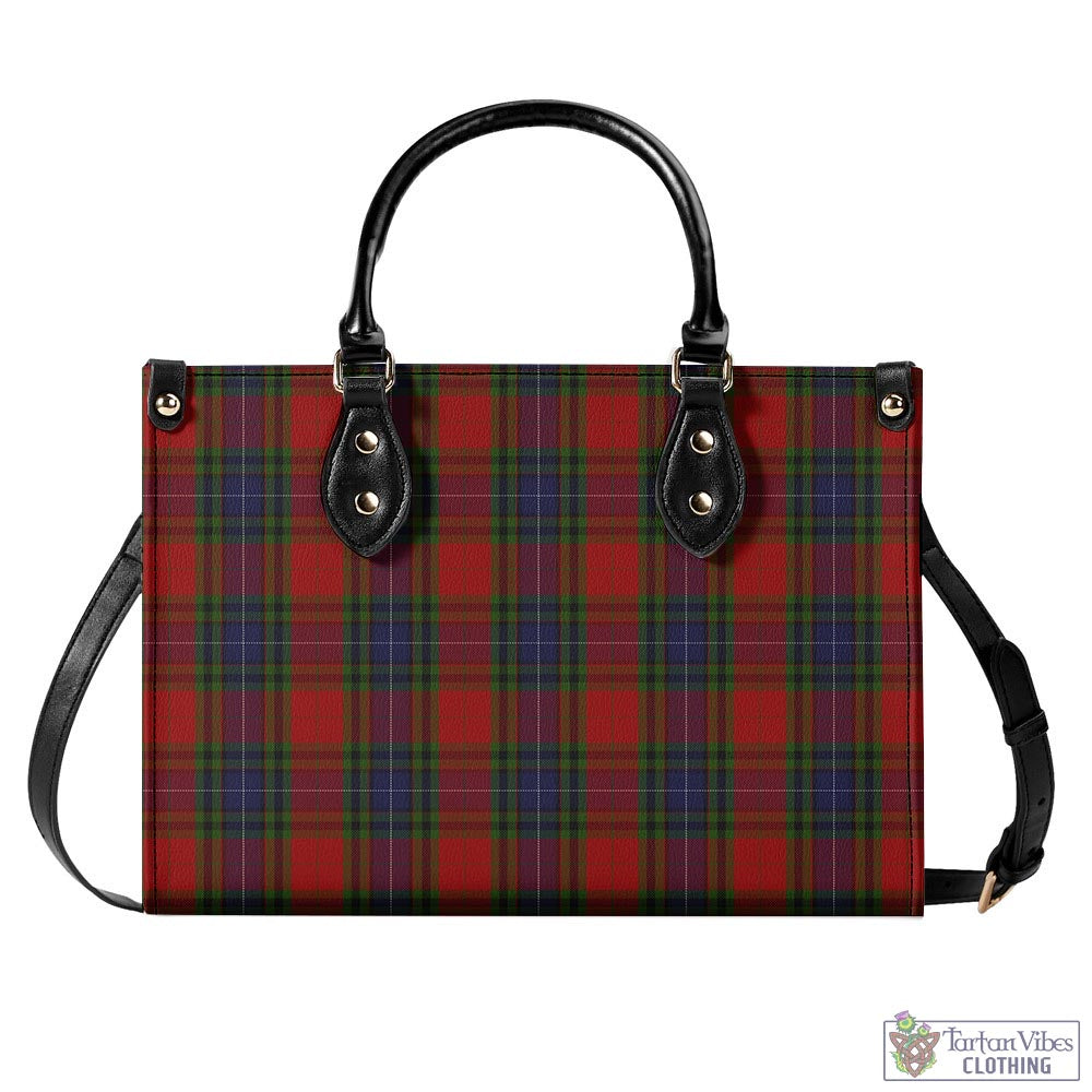 Manson Tartan Luxury Leather Handbags L - Tartan Vibes Clothing