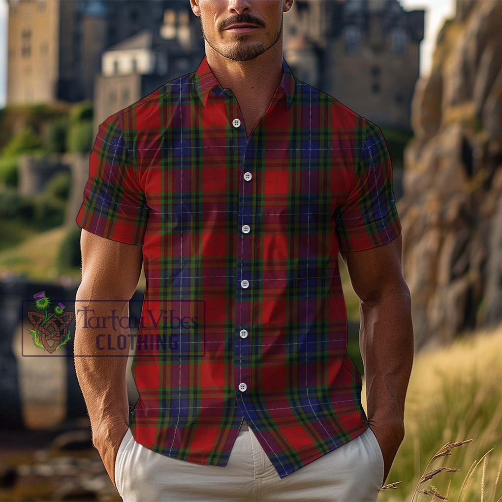 Manson Tartan Cotton Hawaiian Shirt Kid - Tartan Vibes Clothing