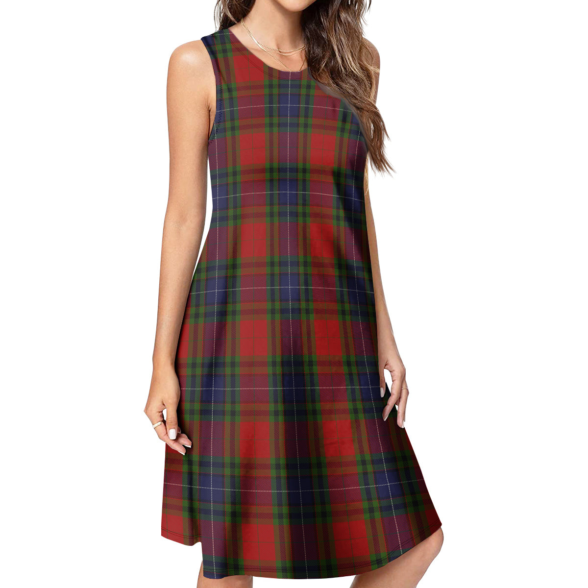 Manson Tartan Womens Casual Dresses 4XL - Tartan Vibes Clothing