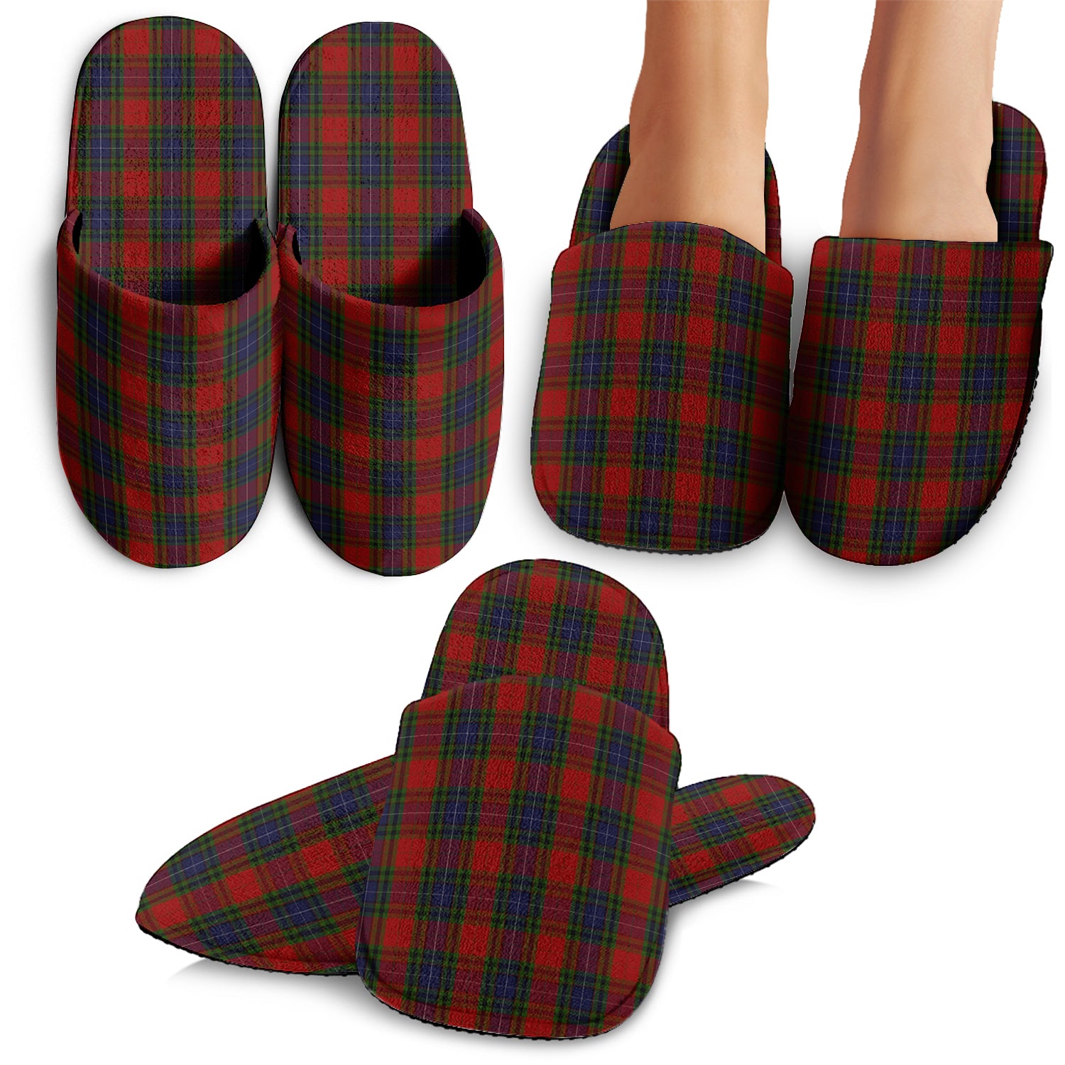 Manson Tartan Home Slippers - Tartan Vibes Clothing