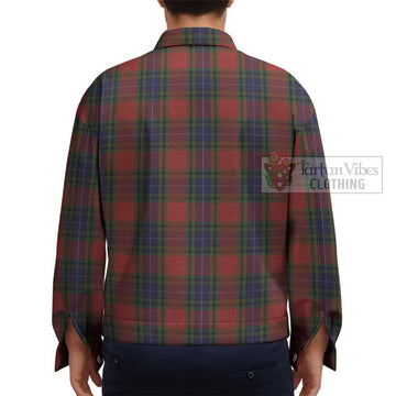 Manson Tartan Unisex Lapel Cotton Jacket - Tartan Vibes Clothing