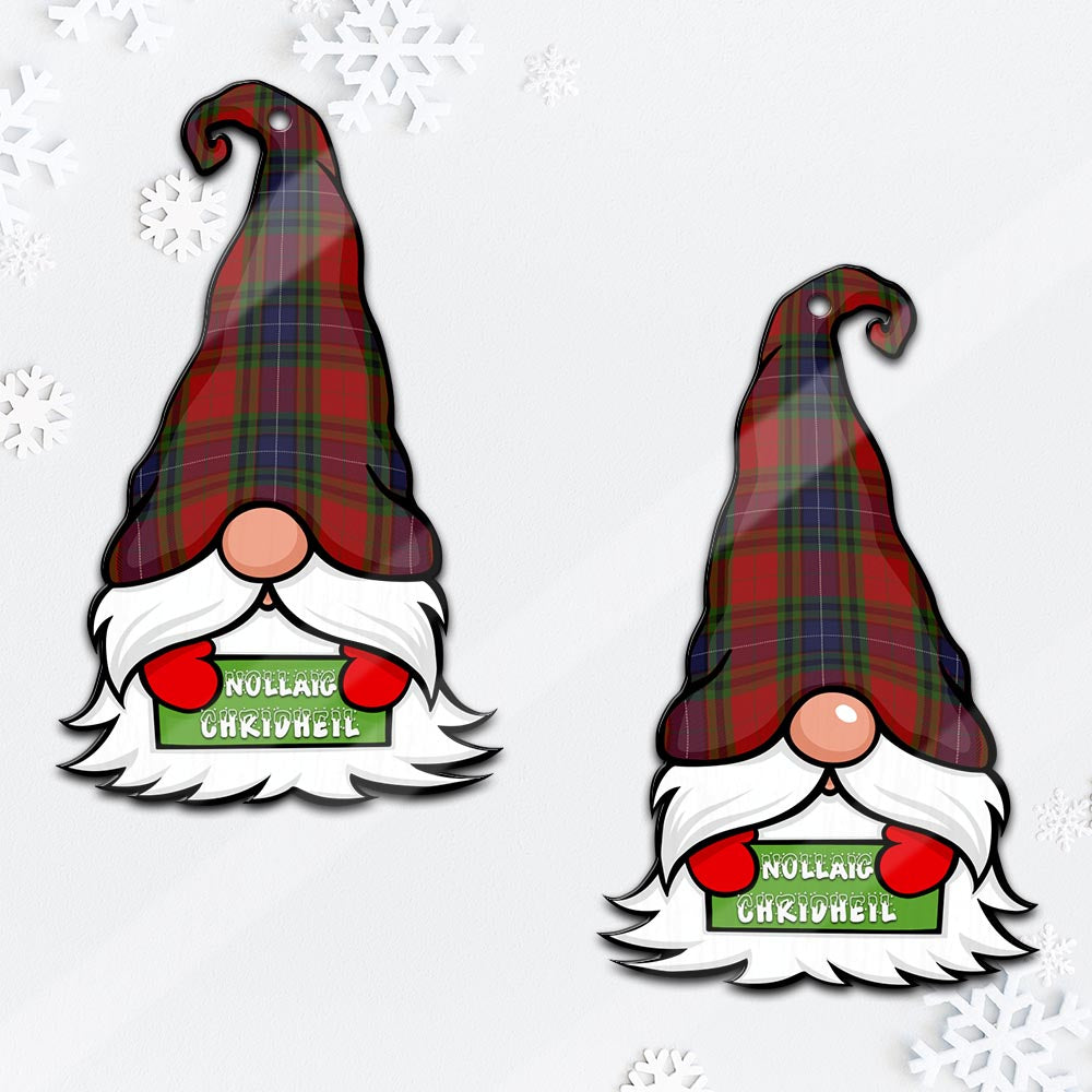 Manson Gnome Christmas Ornament with His Tartan Christmas Hat - Tartan Vibes Clothing