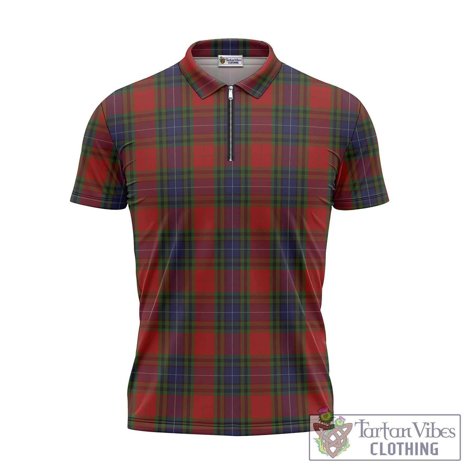 Manson Tartan Zipper Polo Shirt - Tartan Vibes Clothing