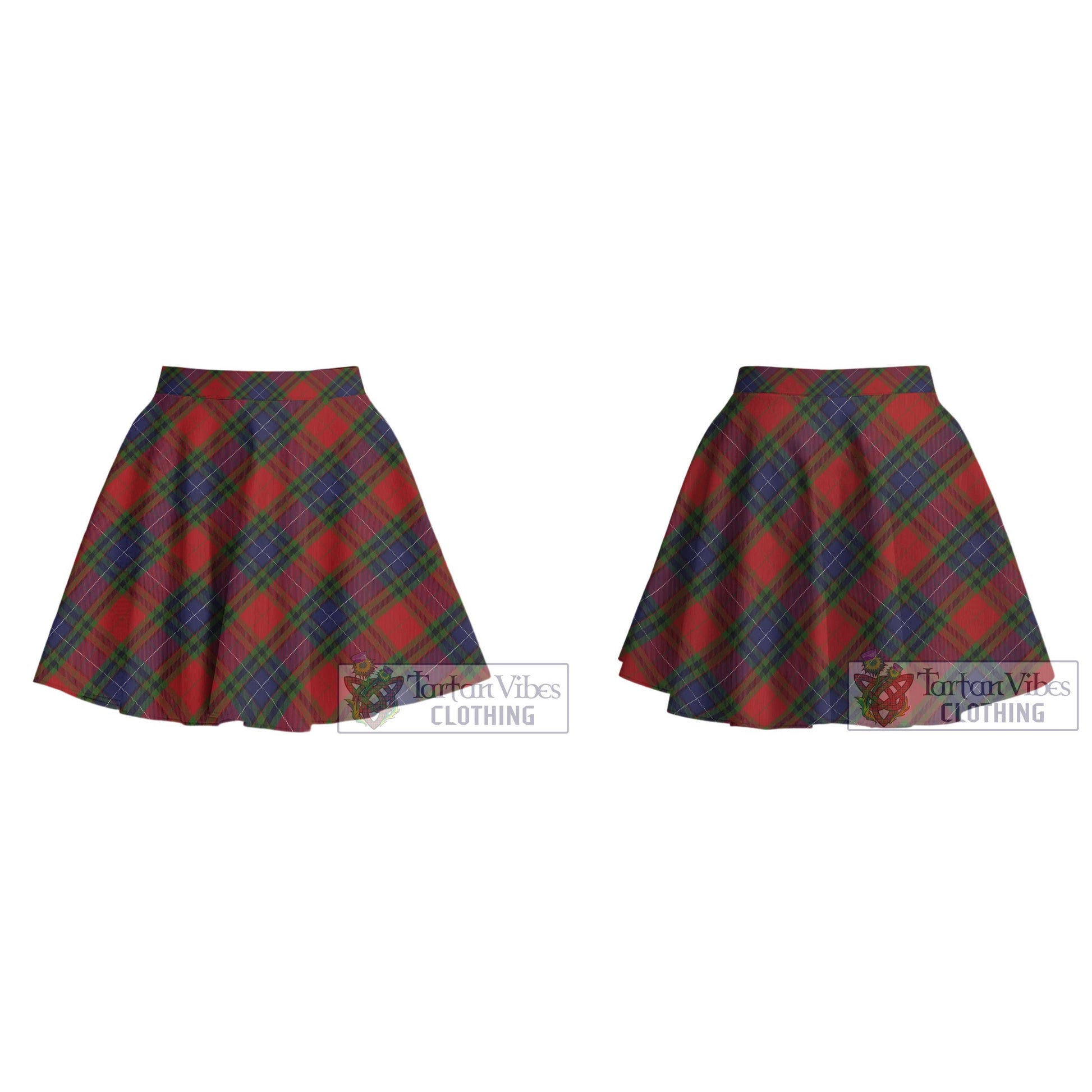 Manson Tartan Women's Plated Mini Skirt Cross Style - Tartan Vibes Clothing