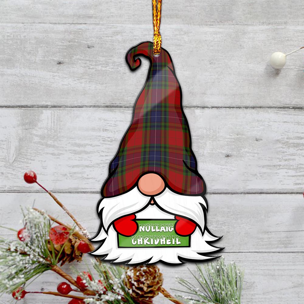 Manson Gnome Christmas Ornament with His Tartan Christmas Hat - Tartan Vibes Clothing