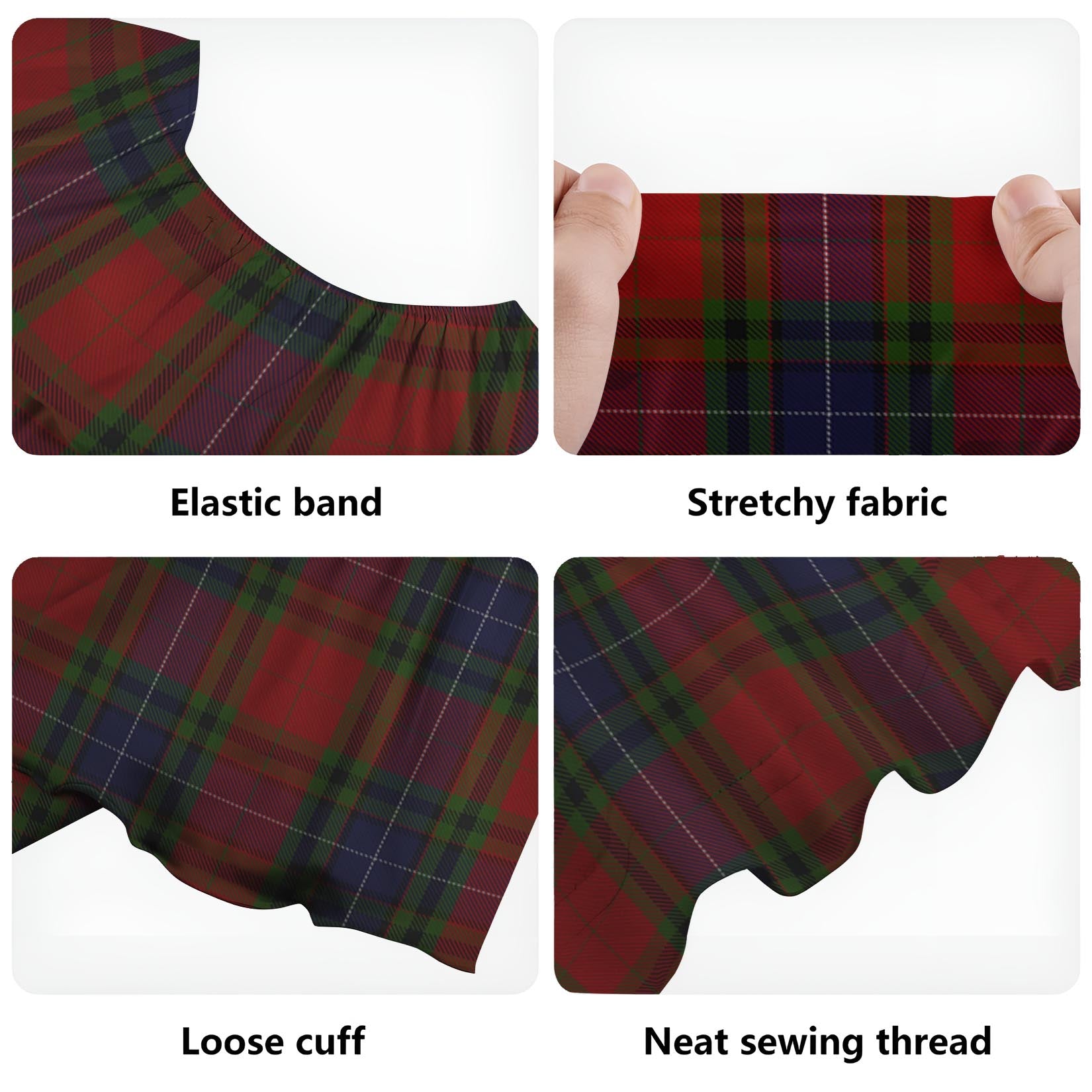 Manson Tartan Off Shoulder Long Dress - Tartan Vibes Clothing