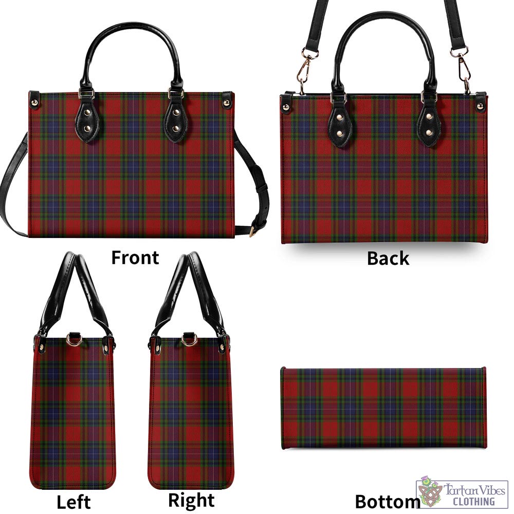 Manson Tartan Luxury Leather Handbags - Tartan Vibes Clothing