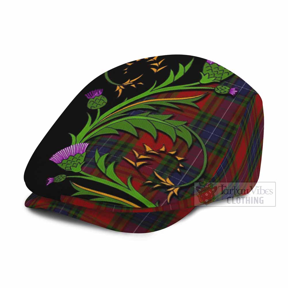 Manson Tartan Flat Cap, Jeff Cap Scottish Thistle Pride Heritage Art
