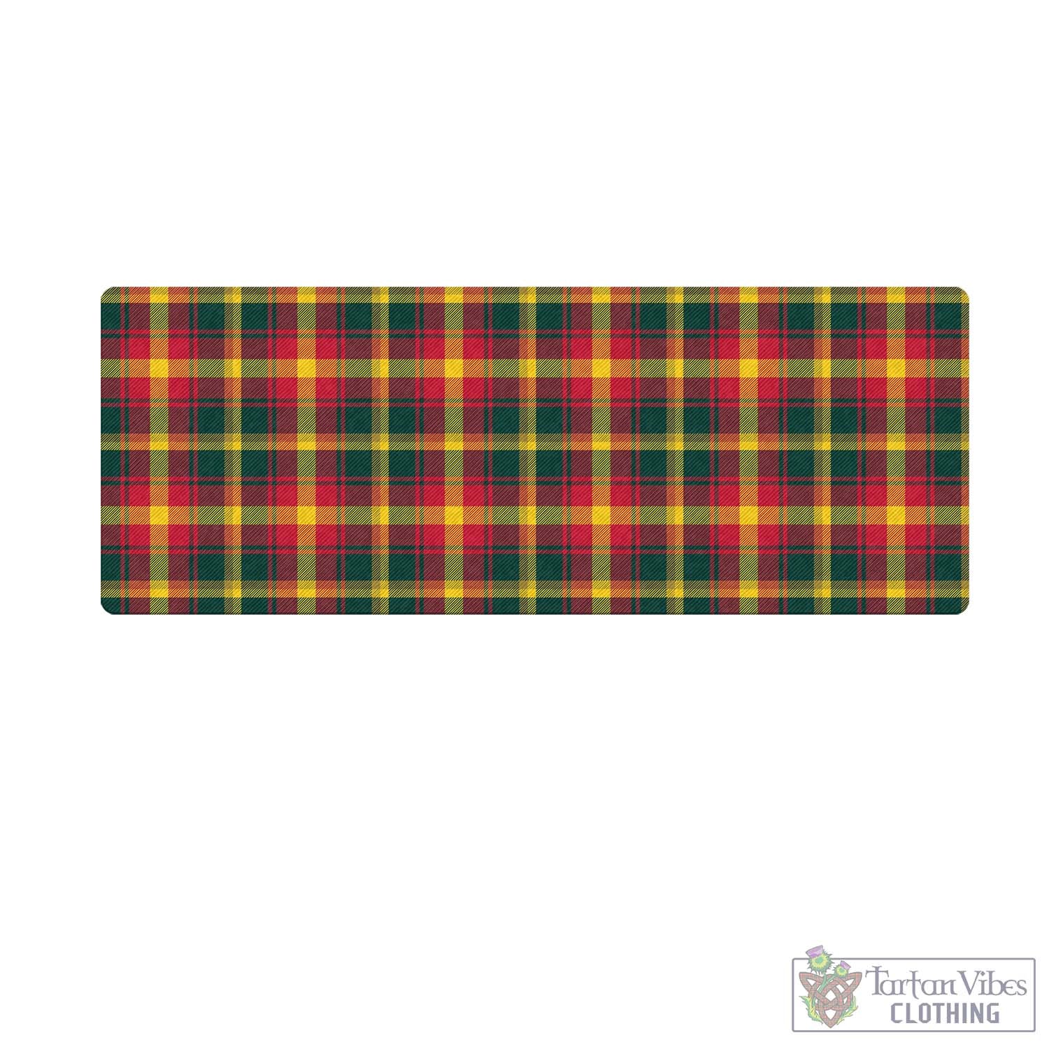 Tartan Vibes Clothing Maple Leaf Canada Tartan Mouse Pad