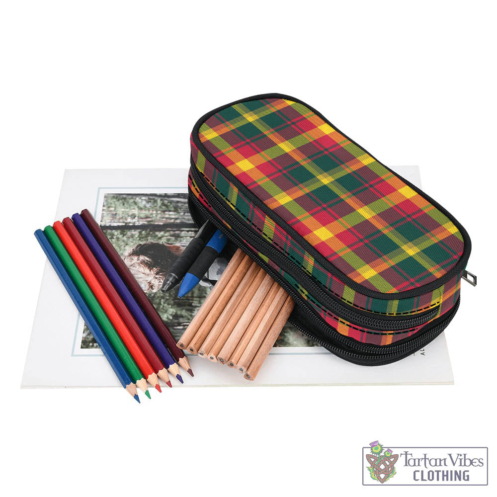 Tartan Vibes Clothing Maple Leaf Canada Tartan Pen and Pencil Case