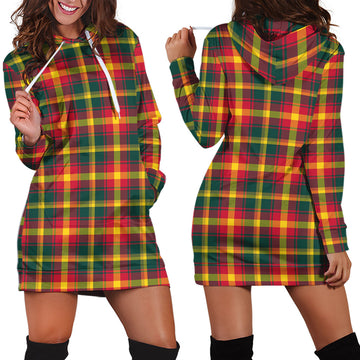 Maple Leaf Canada Tartan Hoodie Dress