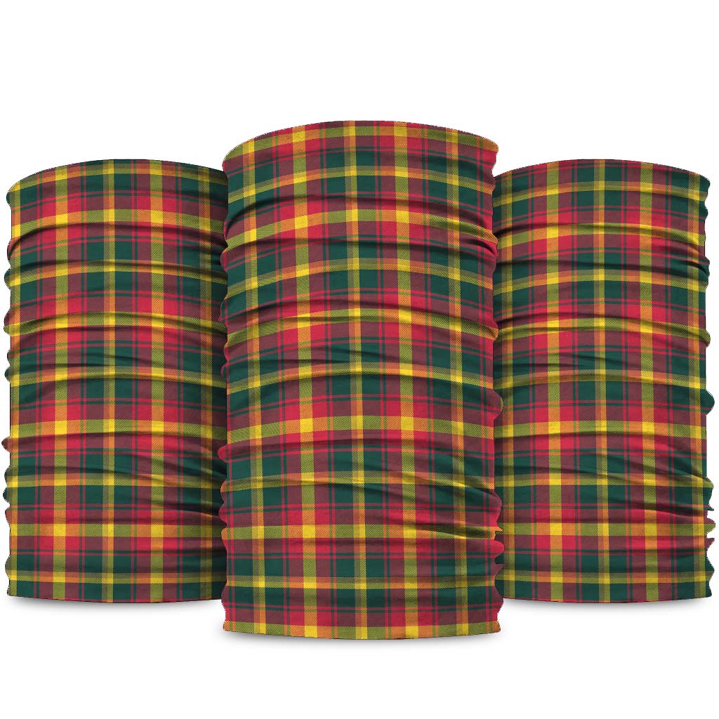 Maple Leaf Canada Tartan Neck Gaiters, Tartan Bandanas, Tartan Head Band