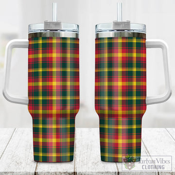 Maple Leaf Canada Tartan Tumbler with Handle