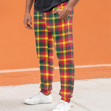 Maple Leaf Canada Tartan Joggers Pants