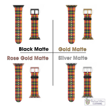 Maple Leaf Canada Tartan Watch Band