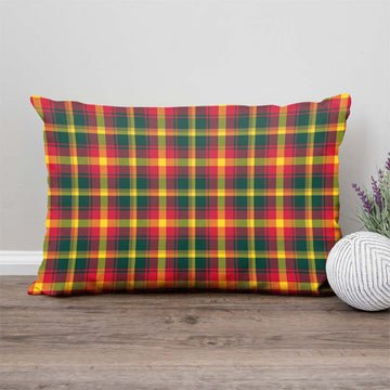 Maple Leaf Canada Tartan Pillow Cover