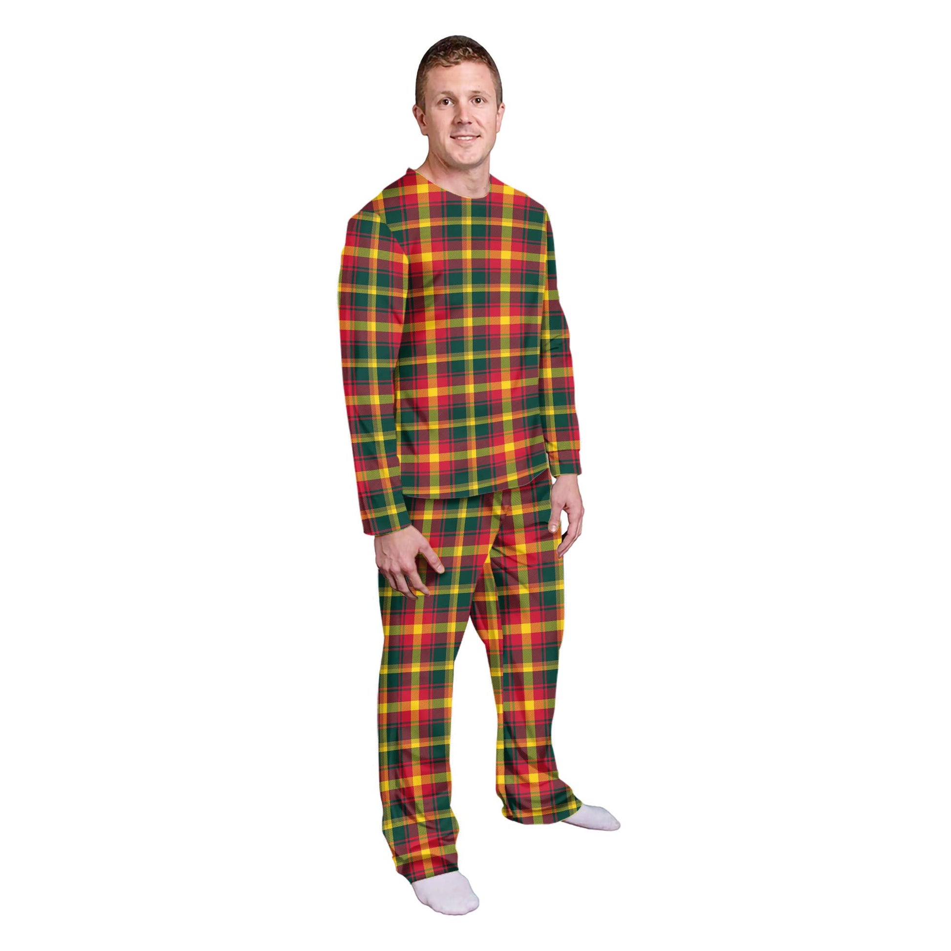 Maple Leaf Canada Tartan Pajamas Family Set - Tartanvibesclothing