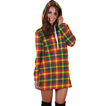 Maple Leaf Canada Tartan Hoodie Dress