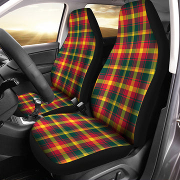 Maple Leaf Canada Tartan Car Seat Cover