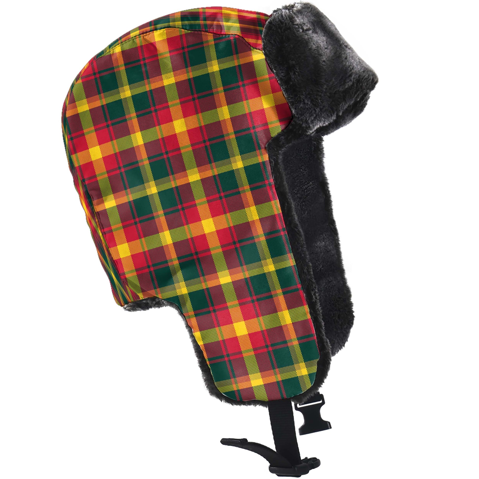 Maple Leaf Canada Tartan Winter Trapper Hat - Tartanvibesclothing