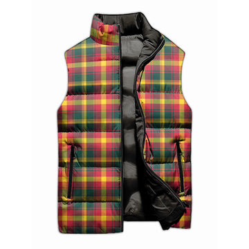 Maple Leaf Canada Tartan Sleeveless Puffer Jacket