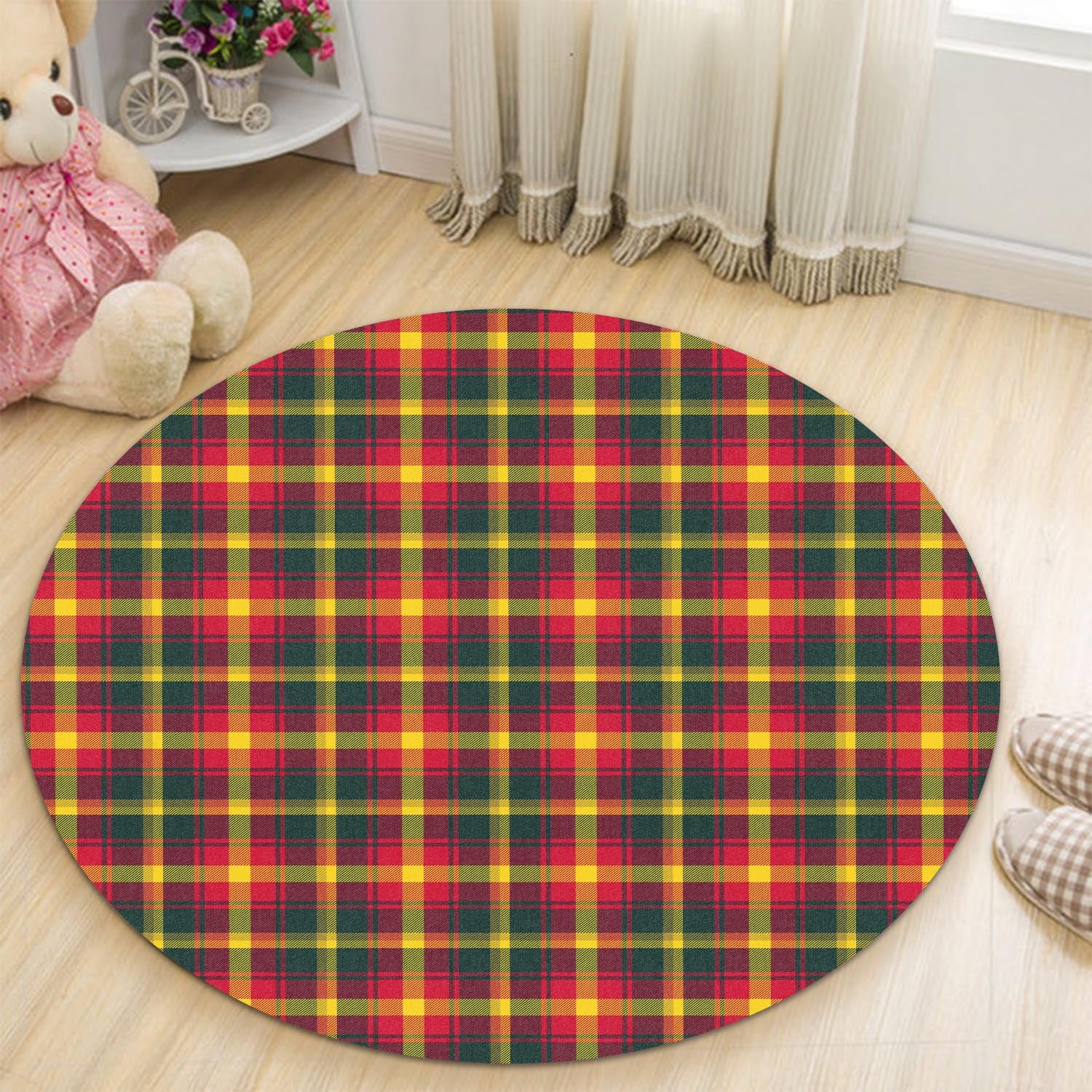 maple-leaf-canada-tartan-round-rug