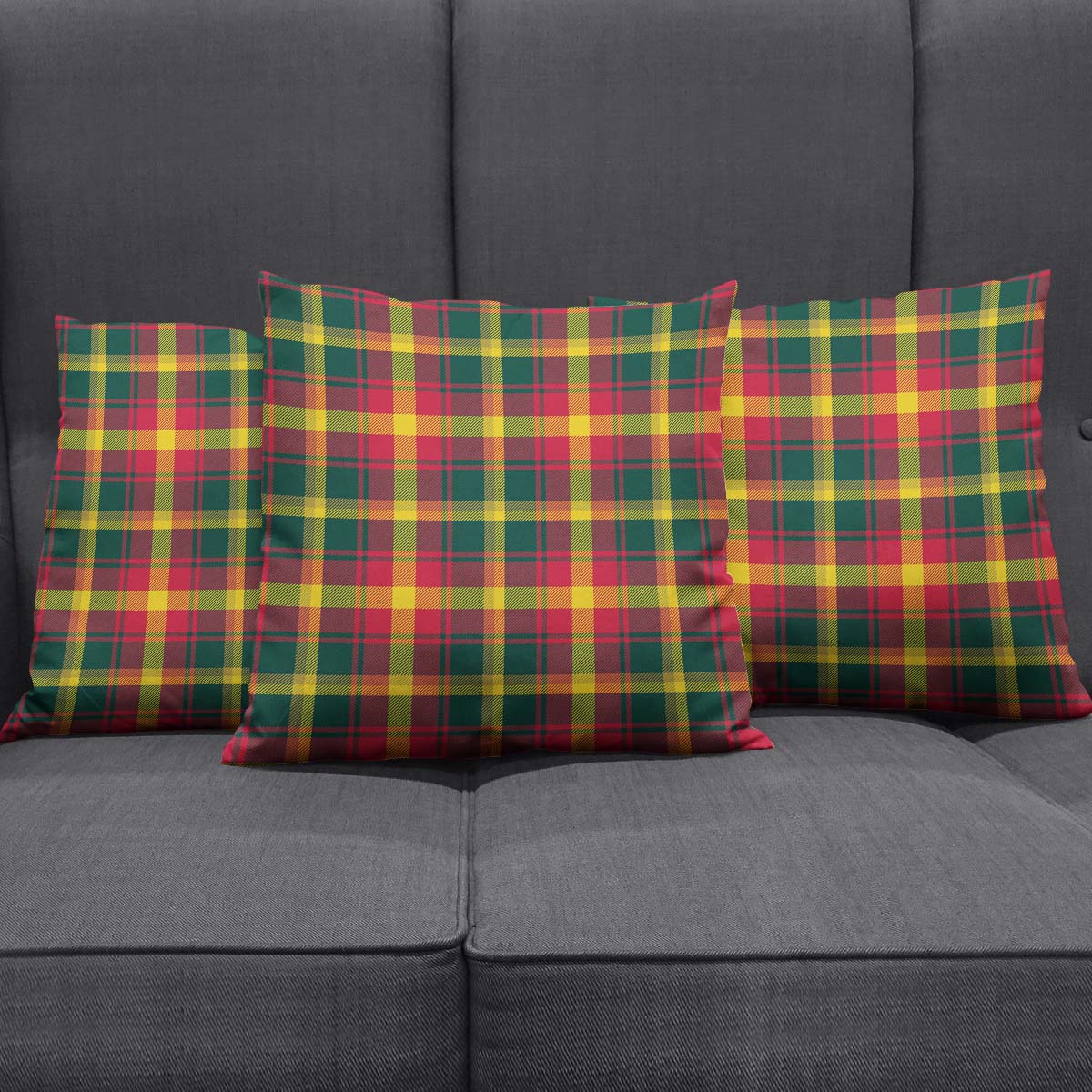 Maple Leaf Canada Tartan Pillow Cover - Tartanvibesclothing