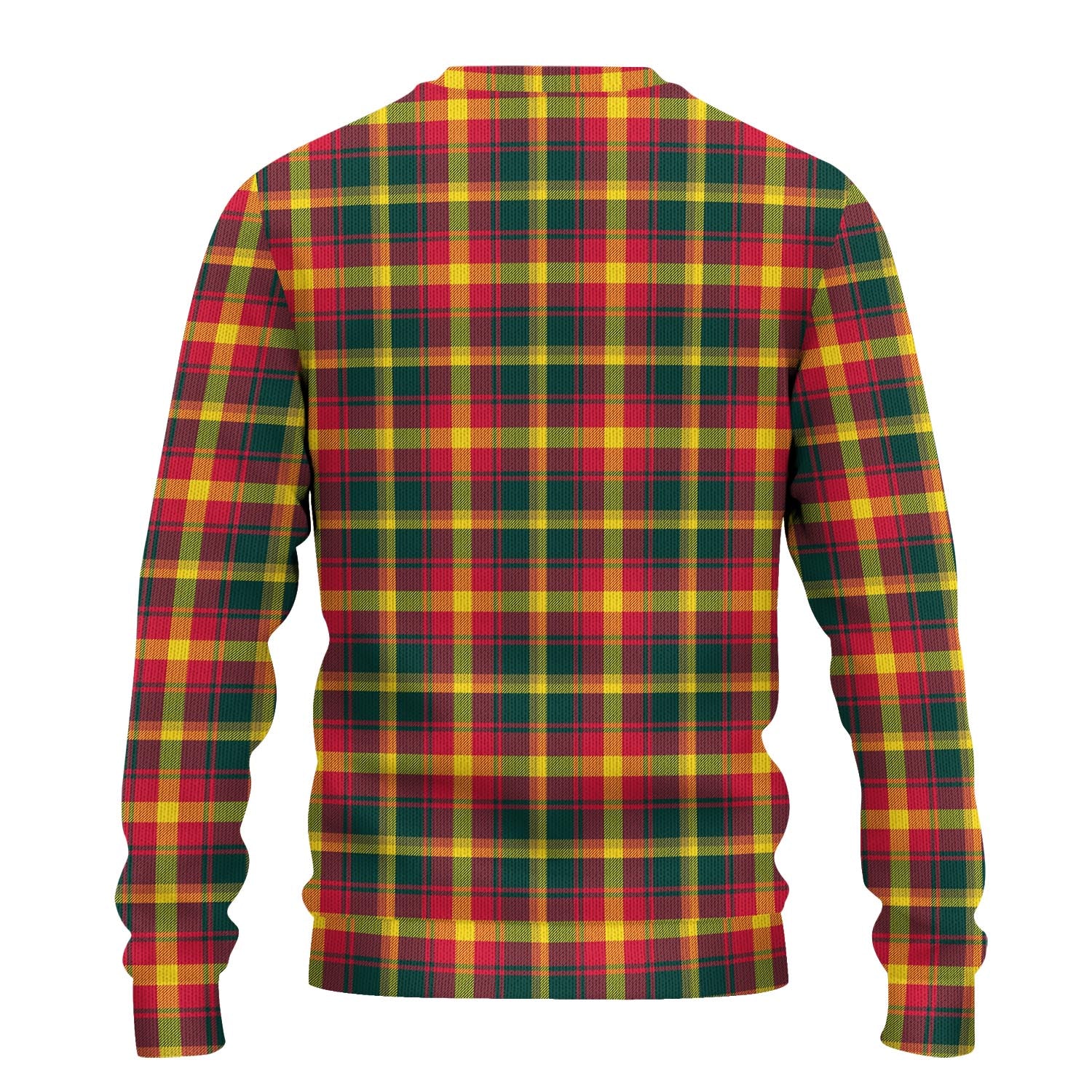 Maple Leaf Canada Tartan Knitted Sweater - Tartanvibesclothing