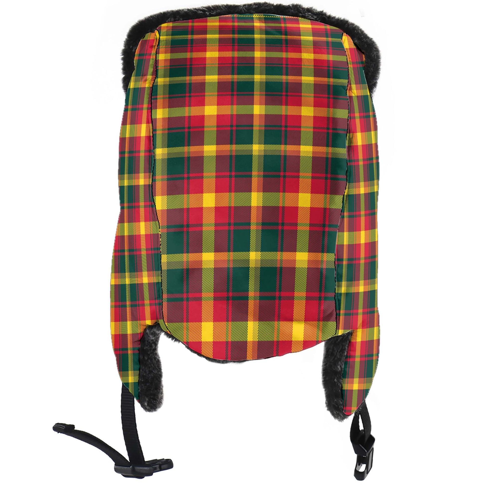 Maple Leaf Canada Tartan Winter Trapper Hat - Tartanvibesclothing