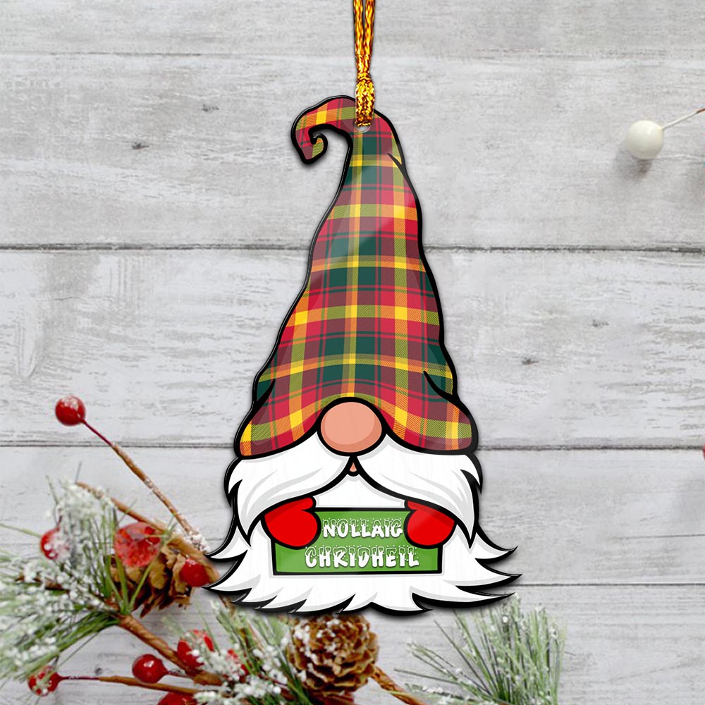 Maple Leaf Canada Gnome Christmas Ornament with His Tartan Christmas Hat - Tartan Vibes Clothing