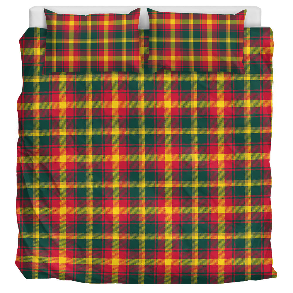 maple-leaf-canada-tartan-bedding-set
