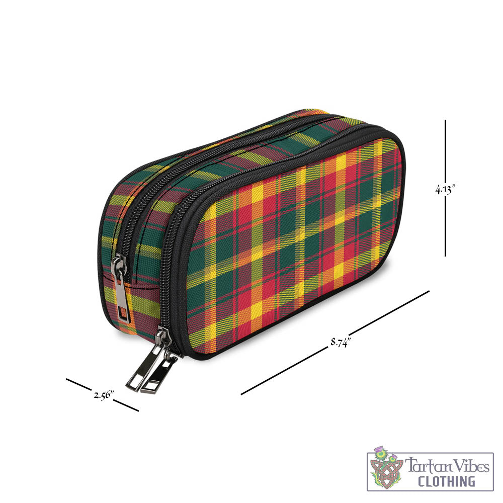 Tartan Vibes Clothing Maple Leaf Canada Tartan Pen and Pencil Case