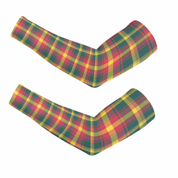Maple Leaf Canada Tartan Arm Sleeves