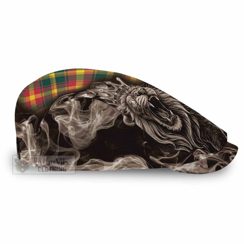 Maple Leaf Canada Tartan Flat Cap, Jeff Cap Roaring Lion Heritage