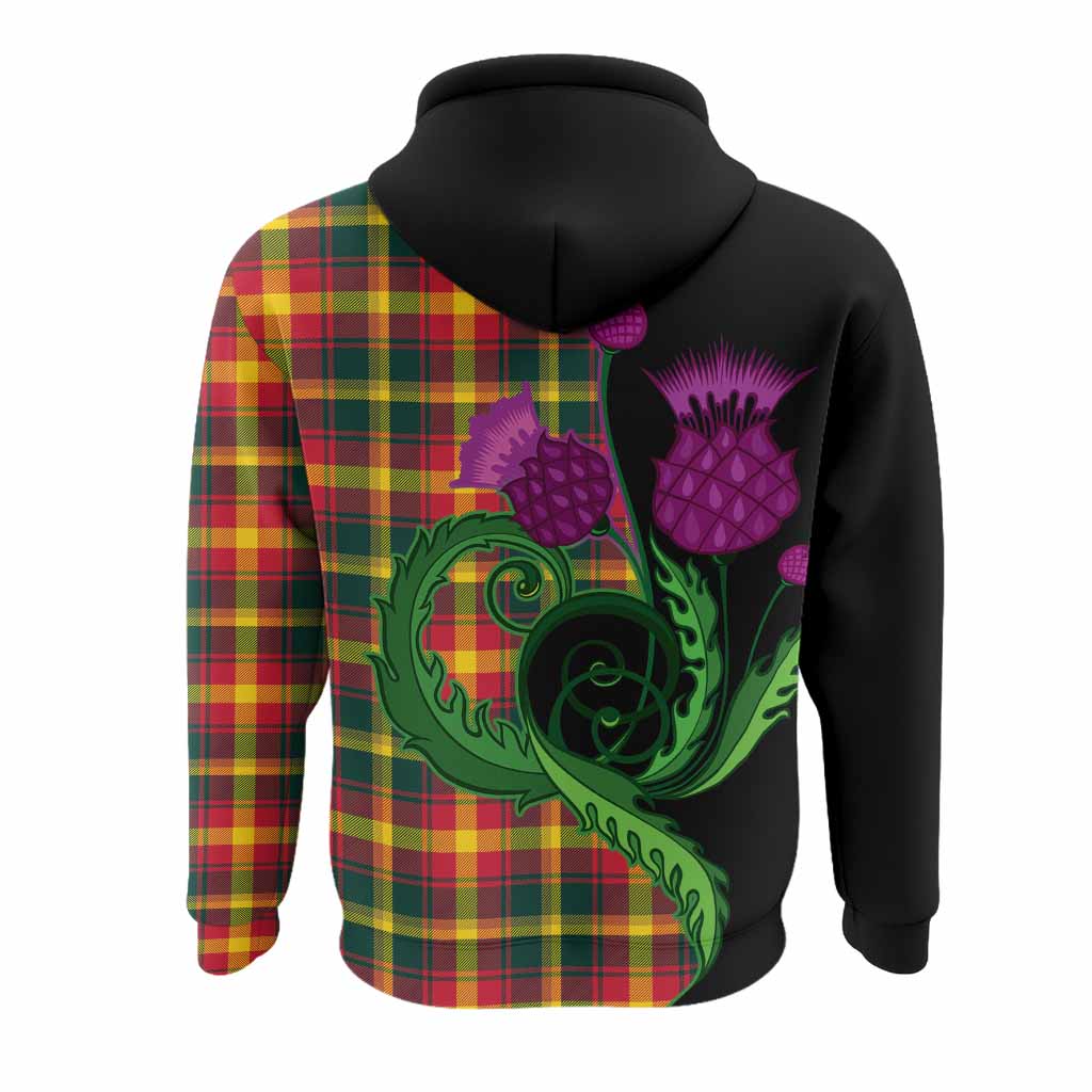 Maple Leaf Canada Tartan Hoodie Traditional Scottish Thistle