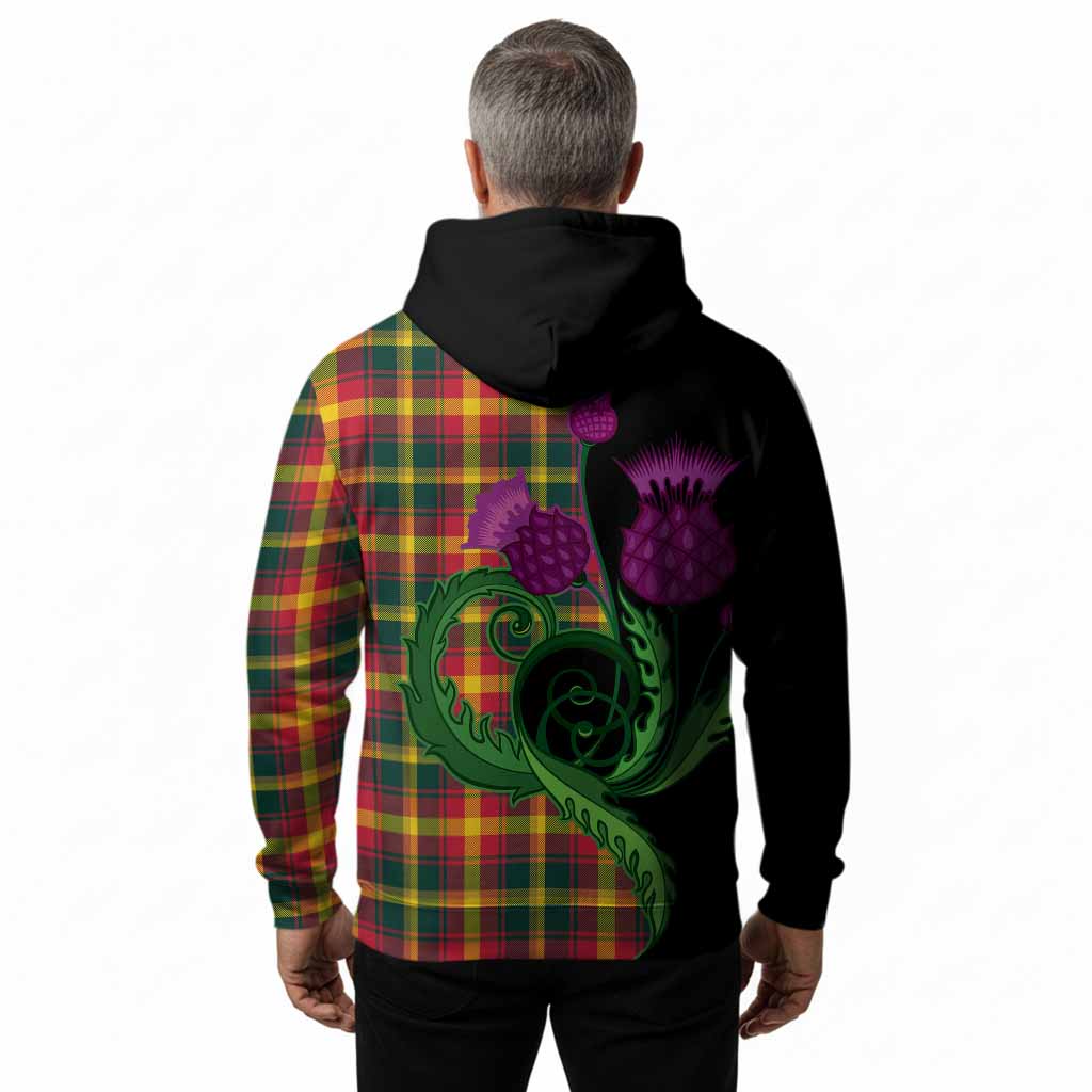Maple Leaf Canada Tartan Hoodie Traditional Scottish Thistle