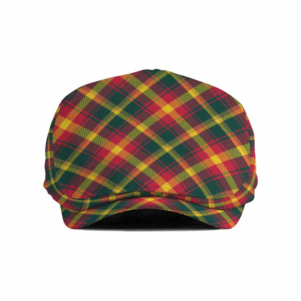 Maple Leaf Canada Tartan  Jeff Hat Cross Style - Tartan Vibes Clothing