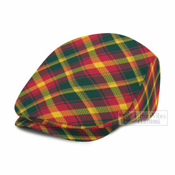 Maple Leaf Canada Tartan Flat Cap, Jeff Cap Cross Style